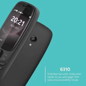 1-087 giá rẻ tính năng điện thoại cho Nokia 6310 điện thoại di động ban đầu GSM Bàn phím thanh điện thoại di động giá thấp - Product Image 6