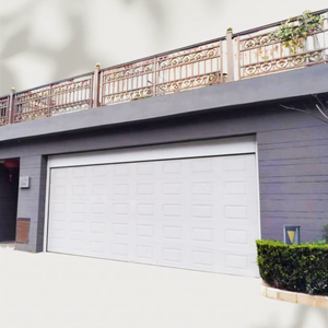 Porte <span class=keywords><strong>de</strong></span> garage automatique isolée en acier moderne, porte à enroulement vertical, porte à enroulement pour abri <span class=keywords><strong>de</strong></span> voiture résidentiel, personnalisable - Product Image 4