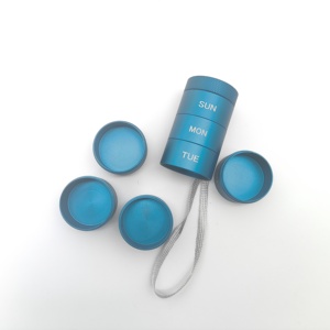กล่องใส่ยาอะลูมิเนียมดีไซน์ทันสมัยขายดี สำหรับจัดเก็บยาเดินทาง - Product Image 4