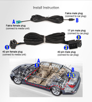 Harnais d'extension Erisin BM6M 6M pour système Harman Kardon Bose BMW, adaptateur de câblage autoradio Plug & Play, stock UE