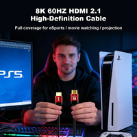 Nouveaux produits Câble HDMI 4K 8K 1M 1.5M 2M 3M 5M 10M 15M 20M 30M Câble HDMI 2.1 8K 60Hz-4K 120Hz