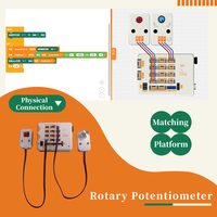 Kit STEM QMY S12 ESP32 avec 23 capteurs PH2.0, programmation graphique, robotique, blocs de construction, jouet éducatif, intelligence artificielle, projets de codage DIY