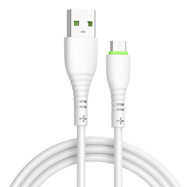 Hot Selling PVC Durable 2M Durable USB a to Micro V8 Fast Charging Data Cable for Android Charger Cable