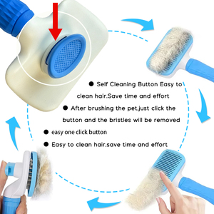 Soft Touch Stainless Steel Pet <b>Hair</b> <b>Comb</b> Cat <b>Hair</b> Removal Brush Massage Gloves for Cat and Dog Pet Cleaning & Grooming Products - Product Image 4