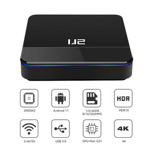 Tốt nhất bán HD 4K Amlogic s905w2/Y4 Quad core 2GB 16GB <span class=keywords><strong>Android</strong></span> thông minh TV Box 4K Dual <span class=keywords><strong>Wifi</strong></span> bt5.0 - Product Image 2