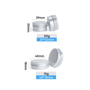 Merrynewon Emballage en aluminium Nouveau design Pot en aluminium portable pour baume solide avec porte-clés Contenant pour baume à lèvres - Product Image 2