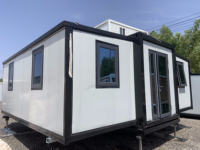 Maison préfabriquée mobile pliable de 20 pieds, conteneur préfabriqué pliable de 40 pieds avec salle de bain et cuisine