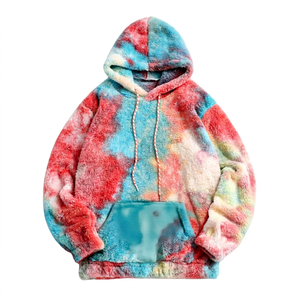 Sudadera con Capucha Unisex de Forro Polar Sólido, Corte Holgado, Transpirable, Antiarrugas, con Bolsillos, Estilo Casual para Primavera - Product Image 1