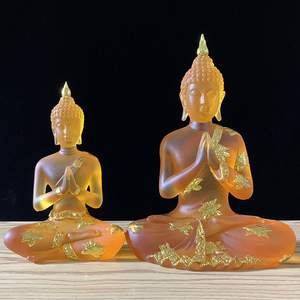 Estatua de Buda sentado de resina al por mayor escultura de Buda de meditación figura de altar personalizada OEM <span class=keywords><strong>para</strong></span> decoración de estudio de templo y Yoga - Product Image 2