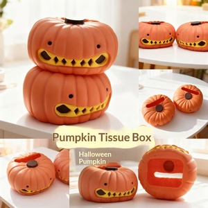 Nouvelles serviettes en papier citrouille d'Halloween, idéales pour la décompression et la décoration dans les restaurants célèbres sur internet en 2026 - Product Image 2