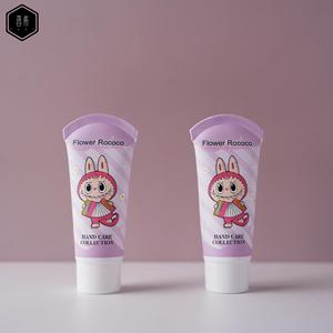 Flower Rococo Hand Care Cream 5 300ml Cosmetic Packaging Plastic Tube Screen Printing - Product Image 1