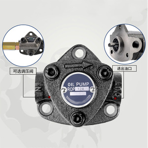 Bomba Hidráulica Cicloidal Longheng ROP-10A-VB, Cuerpo de Hierro Fundido, Engranaje de Acero Inoxidable 304, Bomba Rotativa de Alta Presión - Product Image 1