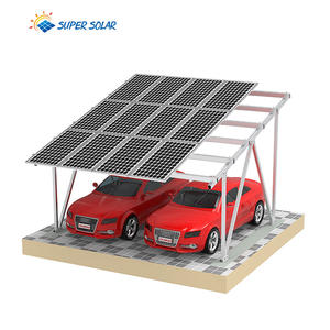 Sistema de montaje solar Premium <span class=keywords><strong>Schletter</strong></span> Techo de cochera BiPV con película Th8n para una solución de energía solar óptima - Product Image 1