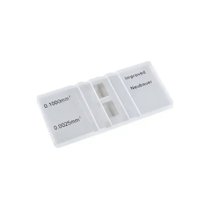 Cámara de Recuento Sanguíneo de Vidrio para Laboratorio Hemocitómetro <span class=keywords><strong>Neubauer</strong></span> Mejorado - Product Image 4
