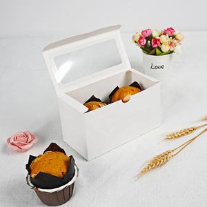 10 Packs Witbruine Cupcake Containers 12 Count Kraft Bakkerij Drager Boxes Met Ramen En Inzetstukken Meer Cupcake Boxen - Product Image 3