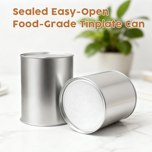 Lon thiếc hàn kim loại, cấp thực phẩm, kín hơi, chống ẩm, trống, lon Lata, lon nhôm, hộp thiếc, bao bì - Product Image 4