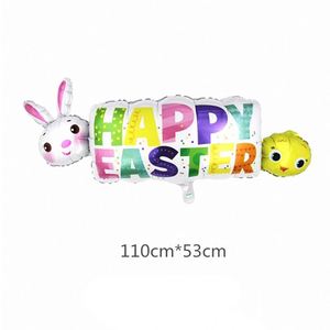 Wholesale <b>Balloons</b> Rabbit Eggs Design Aluminium <b>Balloon</b> for Easter <b>Decoration</b> 2023 - Product Image 2