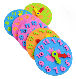 Bán Buôn Trẻ Em Đồng Hồ Eva Đồ Chơi Giáo Dục Trò Chơi Ghép Hình Trò Chơi Đồng Hồ Treo Tường 3d Đồ Chơi Xếp Hình Trẻ Em - Product Image 1