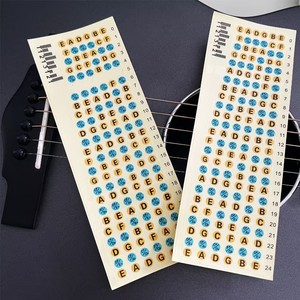 สติ๊กเกอร์ติดกีตาร์ HIVE สำหรับกีตาร์โปร่งและกีตาร์ไฟฟ้า 24 เฟรต พร้อมสติ๊กเกอร์โน้ตสำหรับเฟรตบอร์ด - Product Image 1