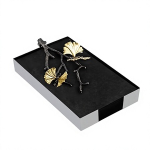 Bestest Quality Metal Wedding Napkin Holder Handmade Customized Shape And Size <b>Tissue</b> <b>Paper</b> Holder From India - Product Image 1