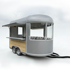 Nouvelle remorque de restauration originale, camion à café à vendre, chariot alimentaire mobile de rue, remorque alimentaire facile à déplacer - Product Image 1