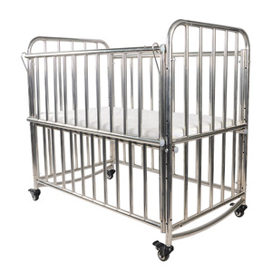 Diskon besar furnitur rumah sakit baja tahan karat tempat tidur rumah sakit anak-anak tempat tidur rumah sakit pediatrik - Product Image 3