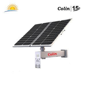 Kit d'alimentation solaire 80W avec grands panneaux 40AH 444Wh DC12V UPS pour caméra Hikvision Dahua <span class=keywords><strong>Uniview</strong></span> 4G Wifi, routeur 4G, commutateur Wifi - Product Image 3