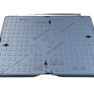 Cubiertas de alcantarilla de hierro dúctil resistente de Foundry, varios tamaños, aplicaciones de construcción industrial, tipos de forja de fundición en arena - Product Image 1