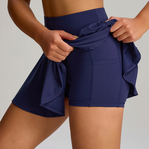 Nouvelle jupe-short de golf taille haute respirante à séchage rapide 2026, jupe plissée athlétique personnalisée avec poches pour femmes, idéale pour le tennis et le pickleball - Product Image 4
