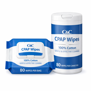 Toallitas Húmedas Biodegradables No Tóxicas para Limpiar Máscaras <span class=keywords><strong>CPAP</strong></span> - Product Image 2