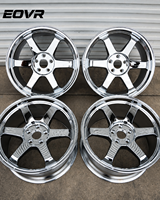 Rines EVOR Forjados de Aleación Personalizados de Lujo Cromados para Autos de Carreras 5X112 de 15 a 26 Pulgadas, 5X114.3 5x127 para Chevy Nismo BMW