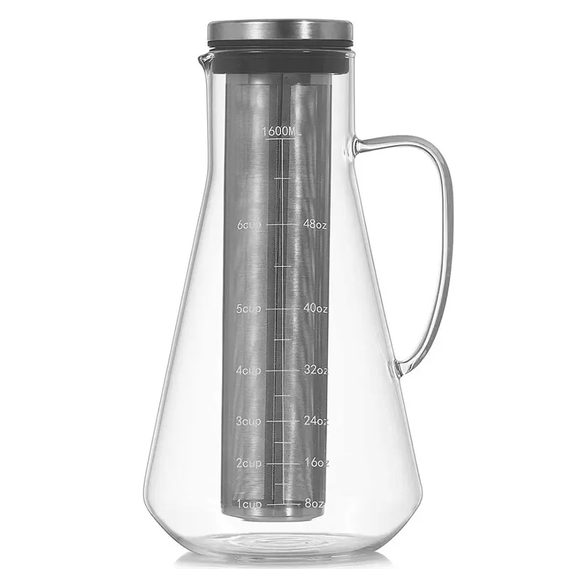 Tamis filtrant en acier inoxydable pour filtration fine Cafetière à froid amovible pour urnes à thé