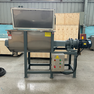 Mesin Pencampur Pita <span class=keywords><strong>Horizontal</strong></span> untuk Bubuk Kering 300L 500L Mesin Pencampur Deterjen 1000L Blender Pencampur Bubuk - Product Image 1