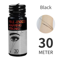 Fil à sourcils pré-encré pour microblading 30M, fil de cartographie des sourcils, maquillage permanent, marqueur pour les lèvres, fil en bouteille