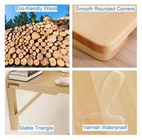 Table pliante flottante pour bureau rabattable en bois peu encombrant Table pliante murale