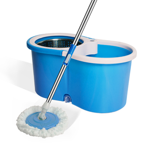 Serpillère rotative 360° auto-essoreuse pour nettoyage des sols <span class=keywords><strong>avec</strong></span> manche télescopique en acier – Vente en gros à prix réduit - Product Image 1