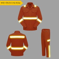 Ensemble de vêtements de travail réfléchissants haute visibilité, uniforme de travail, chemise et pantalon de chantier, tenue de travail haute visibilité