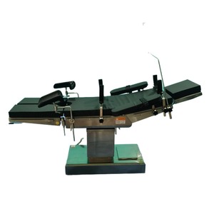 Mesa de Operaciones de Acero Inoxidable, Manual, Hidráulica, Ajustable en Altura, Multifuncional, para Uso Quirúrgico, 142x77x96 cm, Certificación CE - Product Image 1