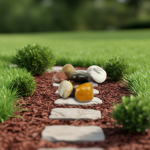 Galets de rivière naturels polis 1,6-2,4 pouces, galets décoratifs pour aménagement paysager intérieur/extérieur, aquarium, vase - Product Image 2