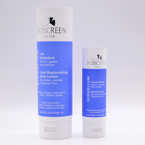 Grand diamètre 200ml relipidant corps lotion <span class=keywords><strong>crème</strong></span> mat cosmétiques tube d'emballage en plastique avec capuchon - Product Image 4