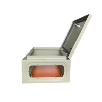 Boîtier de commande certifié IP65/66 en acier laminé à froid 30*25*15cm, boîte de distribution métallique pour utilisation extérieure étanche