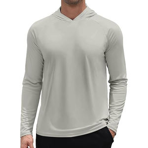 Impermeable UPF50 fibra de bambú pesca protección solar Sudadera con capucha personalizada su logotipo transpirable sublimación impresa pesca larga - Product Image 1