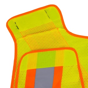 <span class=keywords><strong>Gilet</strong></span> de sécurité <span class=keywords><strong>haute</strong></span> <span class=keywords><strong>visibilité</strong></span> jaune réfléchissant unisexe ULTAC ANSI Classe 2 avec logo <span class=keywords><strong>personnalisable</strong></span> pour le travail en extérieur (OEM/ODM disponible) - Product Image 5