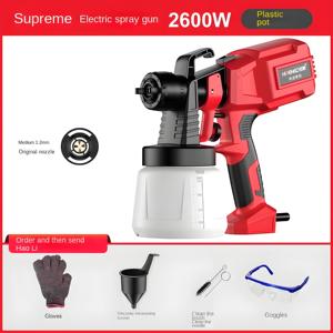 110V Electric Rechargeable Household <b>Spray</b> Paint <b>Gun</b> Brushless Motor Stainless Steel 110V Lithium <b>Battery</b> for Artifacts Latex - Product Image 6
