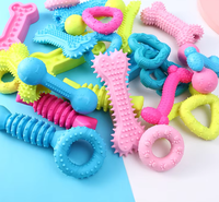 Jouet à mâcher interactif et écologique pour chiots - Os amusant en silicone sûr, non toxique et durable pour la dentition