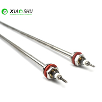 XIAOSHU Industrial Eléctrico 790mm Longitud Tubo de calentamiento de agua 220V 2500W Calentador tubular de inmersión
