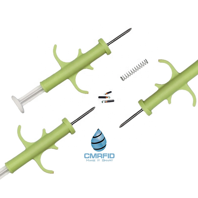 CMRFID rfid чип для животных шприц для идентификации домашних животных чип для коровы микрочип оптовая торговля nfc чип для домашних животных