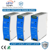 Alimentation universelle à découpage AC-DC LEYU NDR-120-12 120W 24V 5A, boîtier métallique, montage sur rail DIN, 60Hz 220V/110V