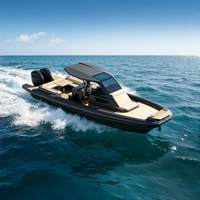 Yoolwin Nouveau Bateau à Cabine de Luxe de 11,9 m en Aluminium RIB avec Certificat CE Catégorie B