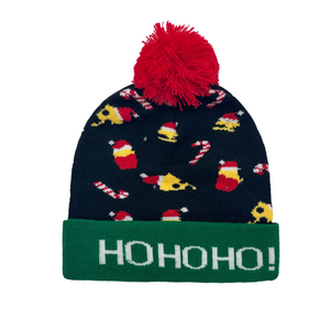 <span class=keywords><strong>Bonnet</strong></span> <span class=keywords><strong>en</strong></span> acrylique tricoté personnalisé avec personnage de dessin animé, broderie, doux, chaud, style ski, tissu courant, unisexe, pour adulte - Product Image 6